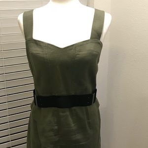 BCBG Army Green Dress Sz 12